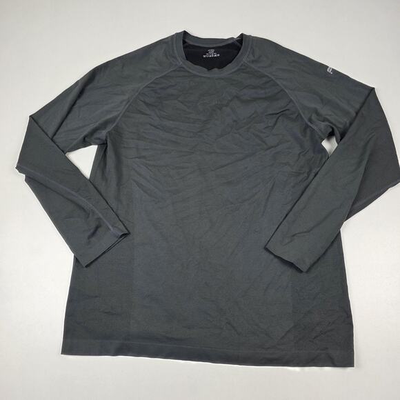 Fabletics Other - Fabletics Shirt Mens XL Gray Long Sleeve Performance Training Crewneck Athletic